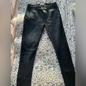 Express super soft jean leggings mid rise 4R